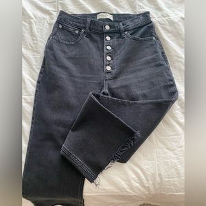 Never worn! Kick flare ultra high rise